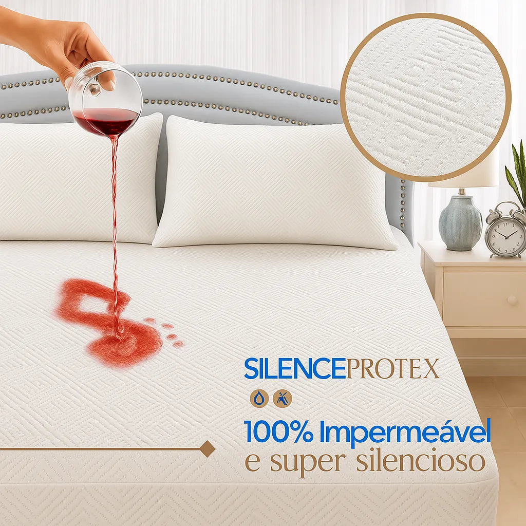 Protetor de Colchão Impermeável - Premium - Super Silencioso Capas para colchões