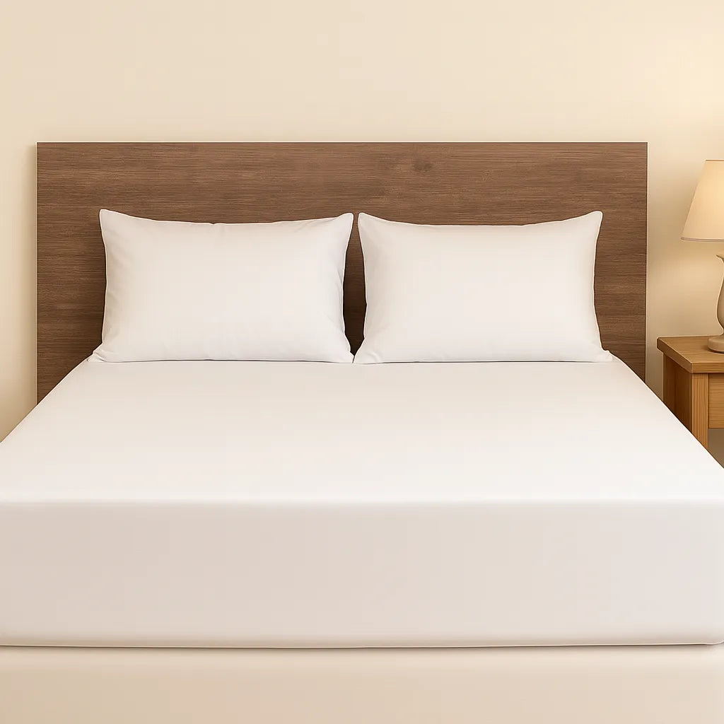 Protetor de Colchão Impermeável Liso - Com Elástico