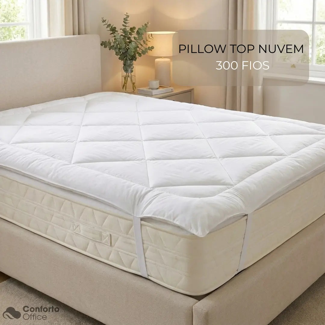 Pillow Top Nuvem 300 Fios