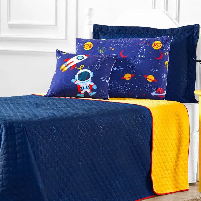 Cobre Leito Astronauta  – Super Confortável - Dupla Face Enxovais