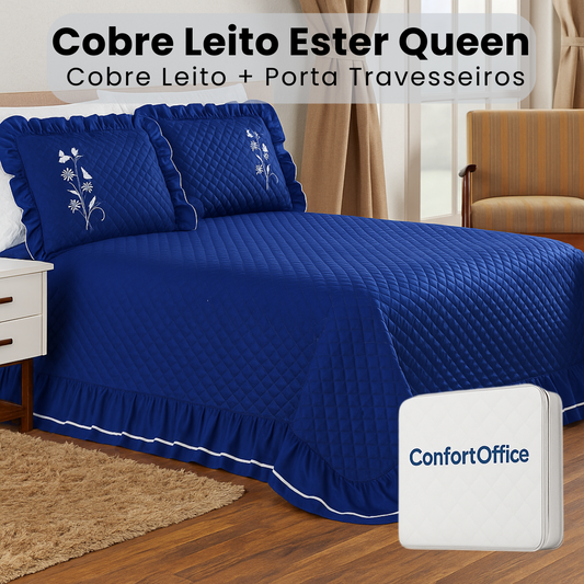 Cobre Leito Ester Queen | 3 Peças product_type