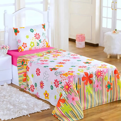 Jogo de Cama Garden – Solteiro 3 Peças Enxovais