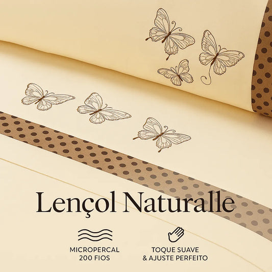 Jogo de Lençol Naturalle Queen 4 Peças 