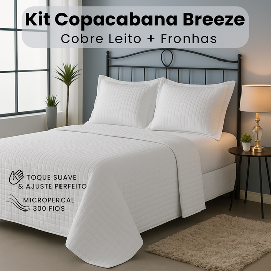 Kit Copacabana Breeze 300 Fios | Cobre Leito + Fronhas product_type