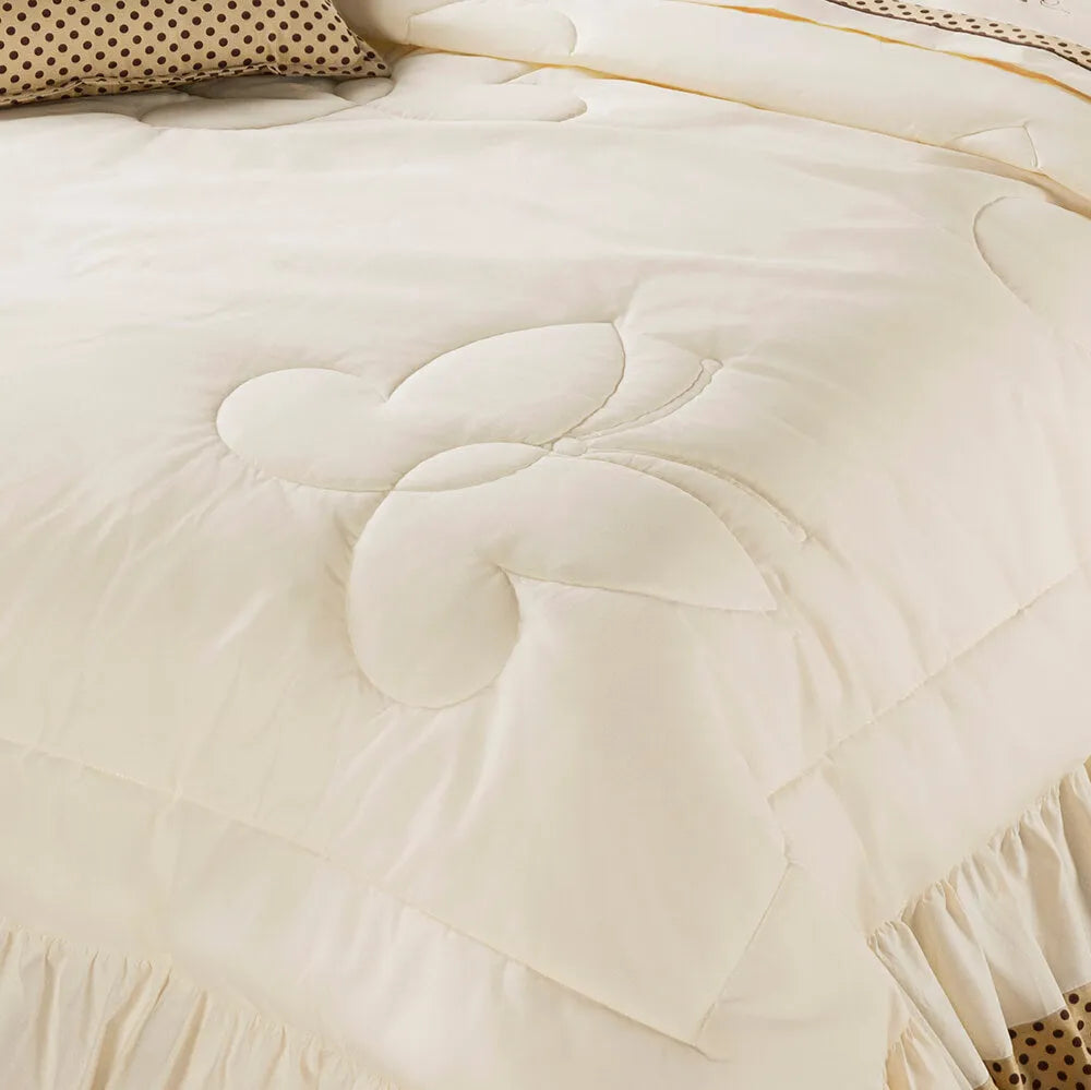Kit Naturalle Cama Queen - Conforto Completo - 05 Peças Enxovais