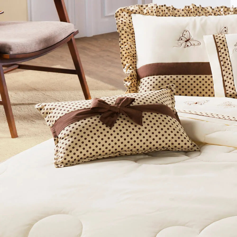 Kit Naturalle Cama Queen - Conforto Completo - 05 Peças Enxovais
