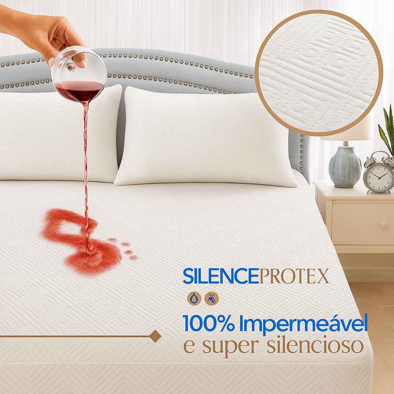 Protetor de Colchão Impermeável - Premium - Super Silencioso