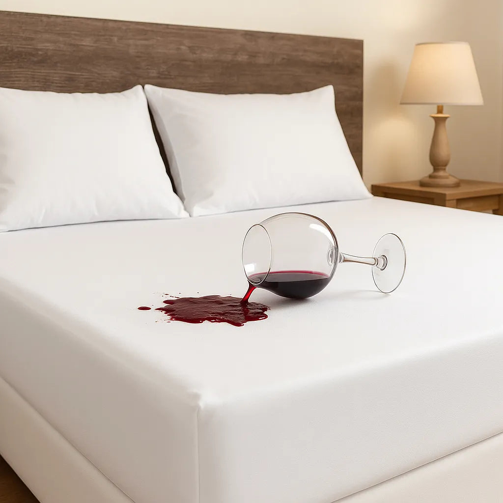 Protetor de Colchão Impermeável Liso - Com Elástico 